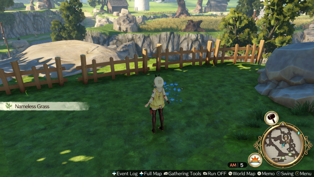 Each plant has a chance to give you a Nameless Grass | Atelier Ryza: Ever Darkness & the Secret Hideout