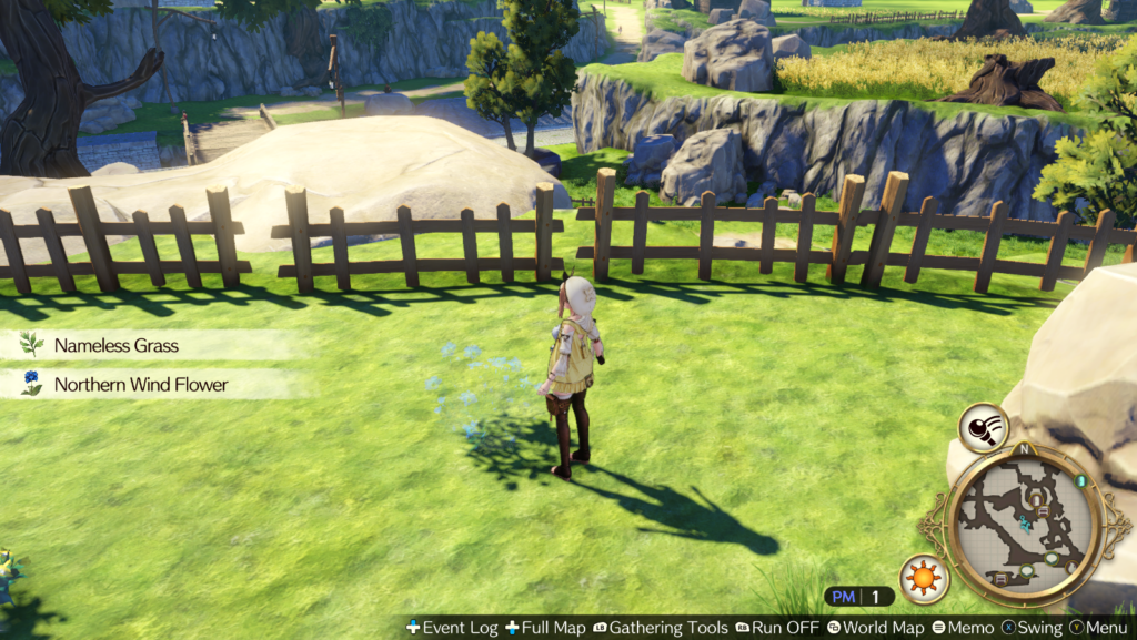 You'll either get a Northern Wind Flower, a Nameless Grass or both | Atelier Ryza: Ever Darkness & the Secret Hideout