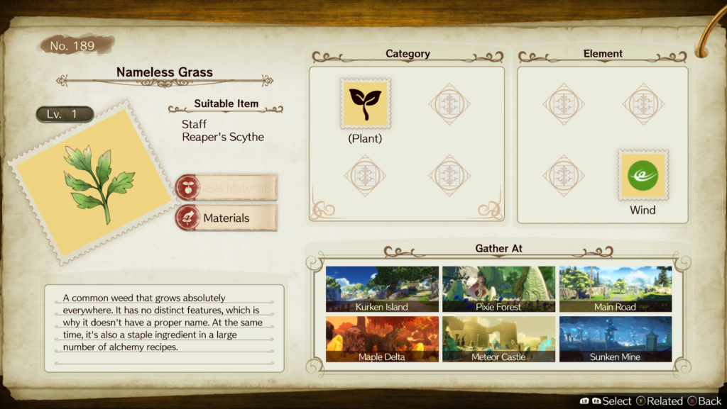 How to find Nameless Grass in Atelier Ryza: Ever Darkness & the Secret Hideout