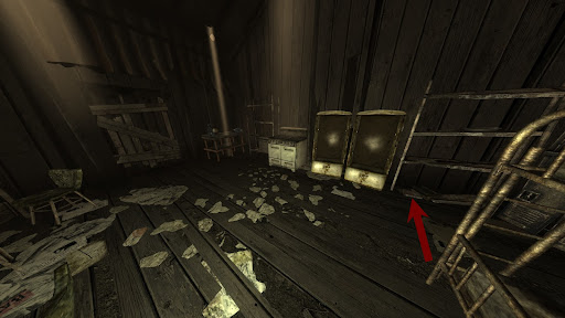 Skill book on the floor below the metal shelf | Fallout: New Vegas
