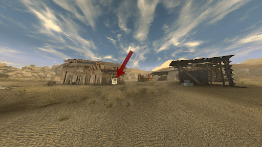 The entrance to the main building | Fallout: New Vegas