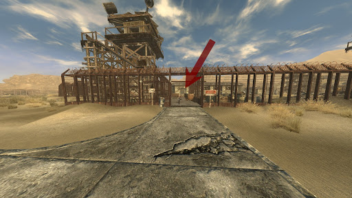 Entrance to the NCRCF | Fallout: New Vegas