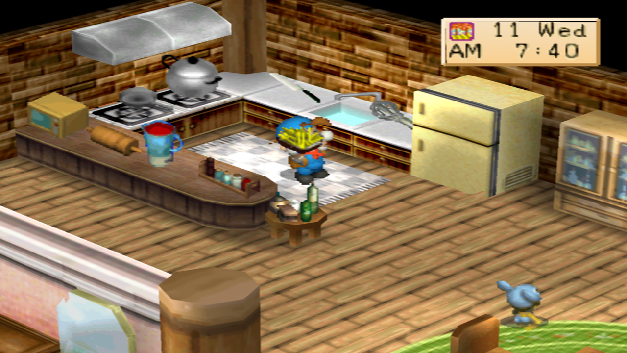 You can cook fries using potatoes | Harvest Moon: Back to Nature