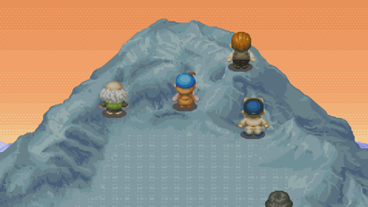 Waiting for the sunrise at the summit of Mother’s Hill | Harvest Moon: Friends of Mineral Town