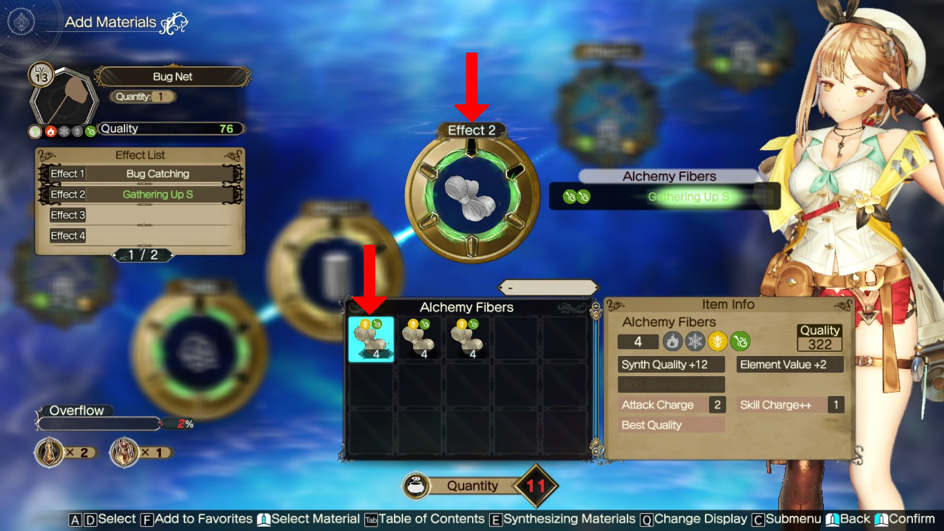 Adding Alchemy Fibers to the Effect 2 loop | Atelier Ryza 2: Lost Legends & the Secret Fairy