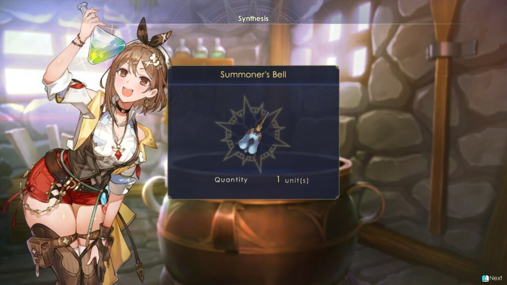 Synthesizing the Summoner’s Bell | Atelier Ryza 3: Alchemist of the End & the Secret Key