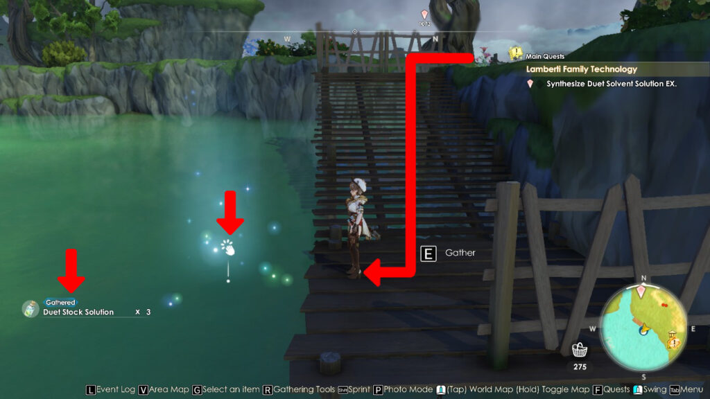 Collecting Duet Stock Solution in Spinel Forest | Atelier Ryza 3: Alchemist of the End & the Secret Key