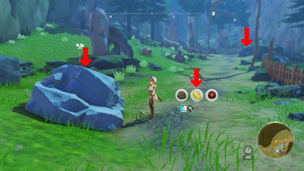 Obtaining Goldenite near the Fishing Village in Nemed | Atelier Ryza 3: Alchemist of the End & the Secret Key