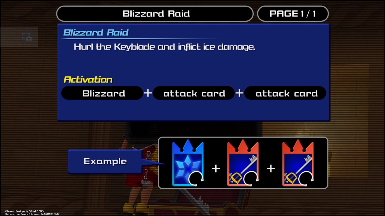 Blizzard Raid’s range makes it often more useful than any of the Blizzard spells (2) | Kingdom Hearts Re:Chain of Memories