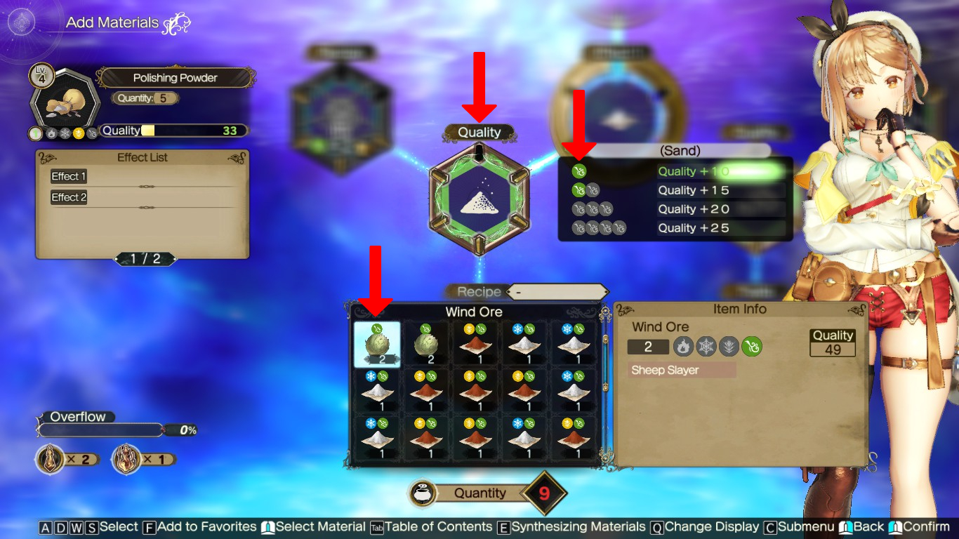 Wind Element level 2 for this loop | Atelier Ryza 2: Lost Legends & the Secret Fairy