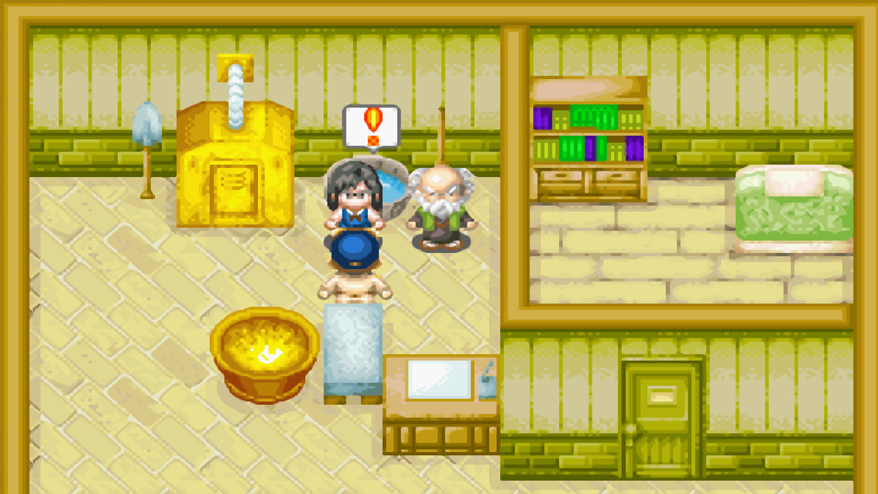 Viewing Mary and Gray’s black rival heart event | Harvest Moon: Friends of Mineral Town