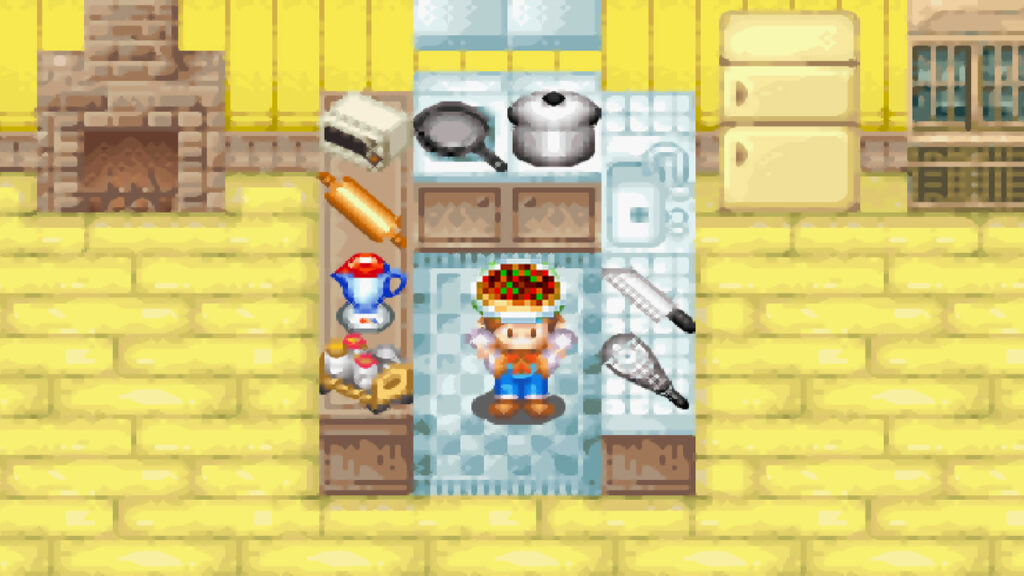 A savory pancake made with cabbages | Harvest Moon: Friends of Mineral Town