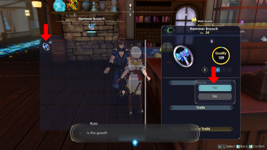 Handing over the Hammer Brooch to Saverio | Atelier Ryza 3: Alchemist of the End & the Secret Key