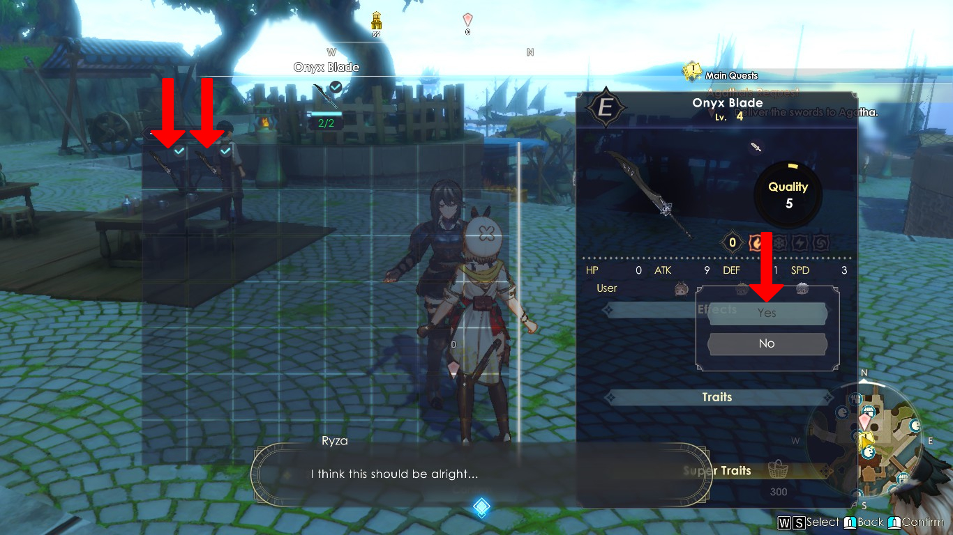 Delivering the Onyx Blades to Agatha | Atelier Ryza 3: Alchemist of the End & the Secret Key