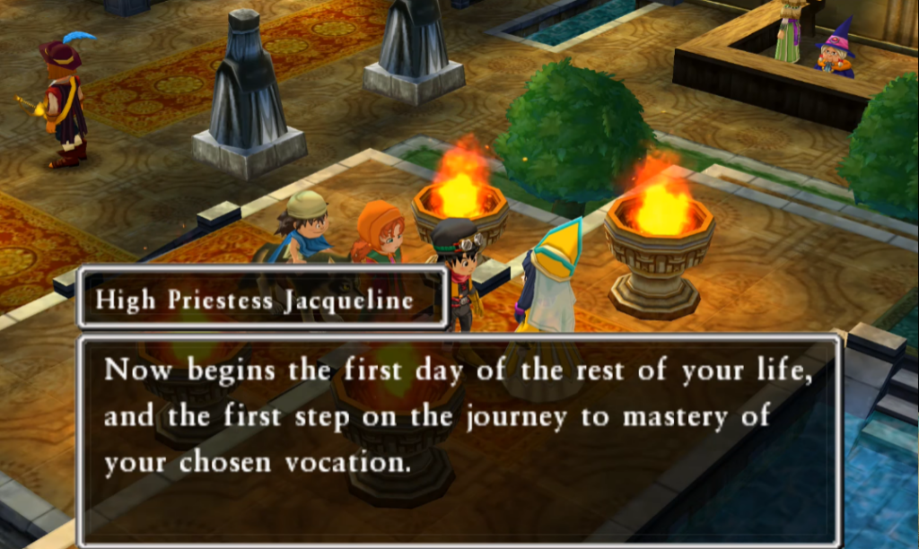 Jacqueline can change your vocation from now on | Dragon Quest VII