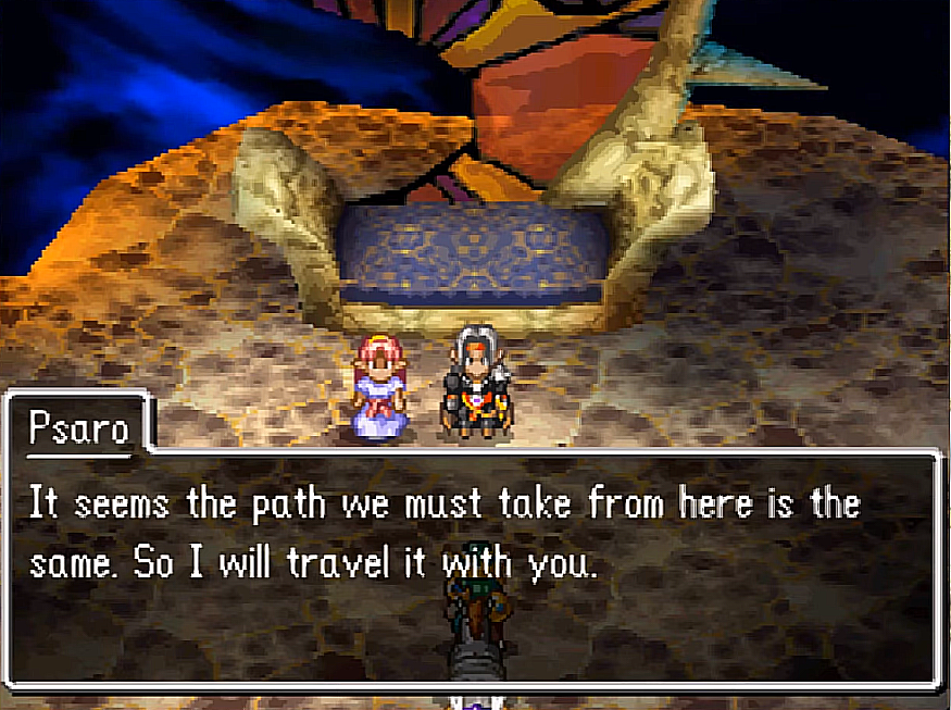 Psaro will join your party to defeat Aamon | Dragon Quest IV
