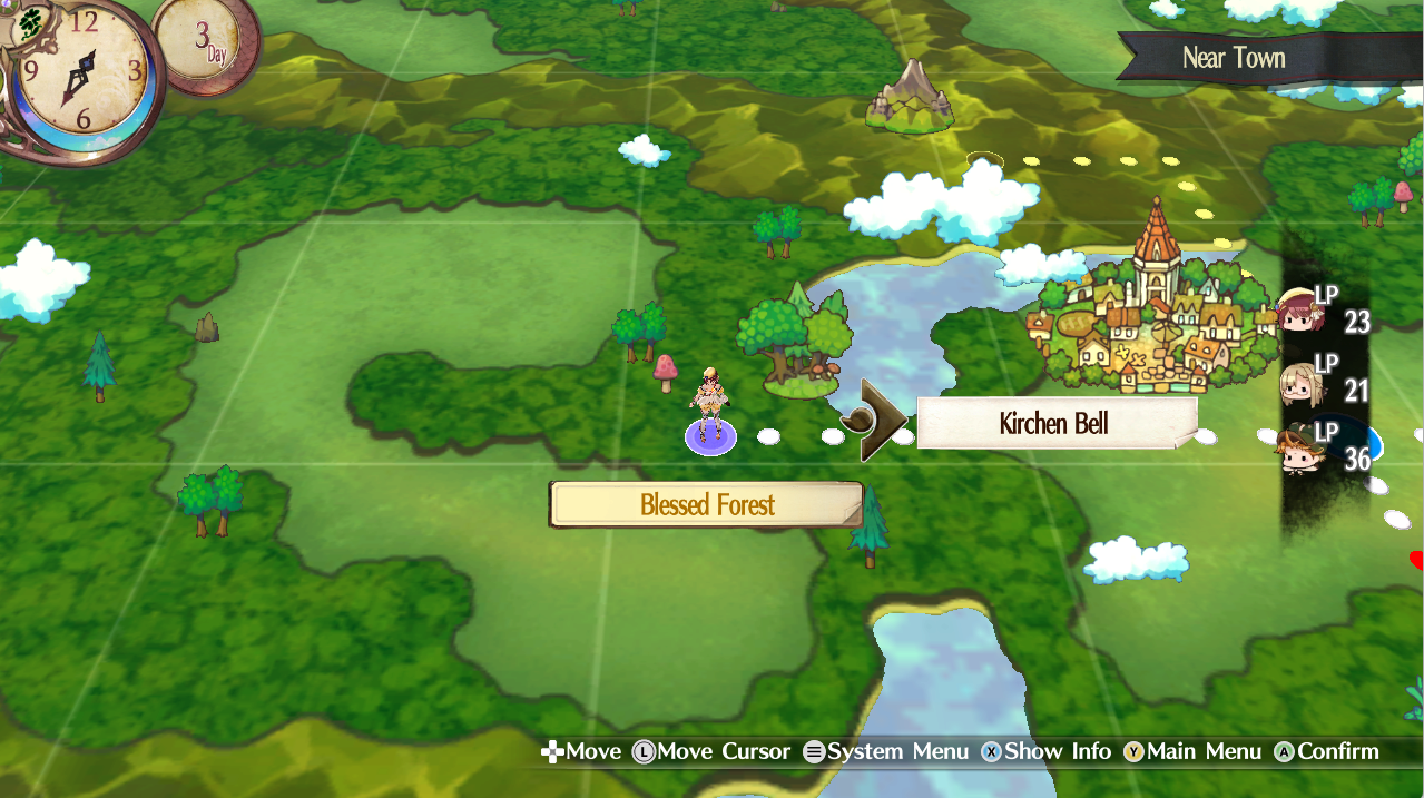 Blessed Forest where you gather beehives, a requirement for Memory 2 | Atelier Sophie 