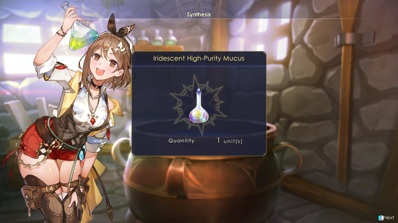 Synthesizing the Iridescent High-Purity Mucus | Atelier Ryza 3: Alchemist of the End & the Secret Key