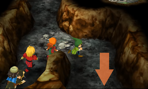 Some indications to reach the next floor (2) | Dragon Quest VII