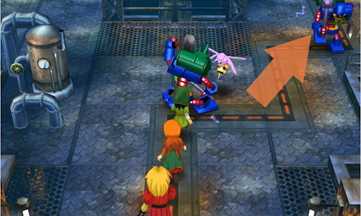 Follow this path and fight those two Automatons (1) | Dragon Quest VII