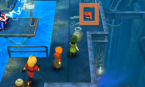 The second Red Fragment is in this corner | Dragon Quest VII