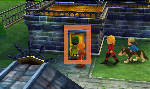 Ambrose’s granddaughter is in this room in Frobisher (1) | Dragon Quest VII