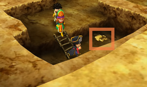The last fragment you need is down here in the Dig Site (3) | Dragon Quest VII
