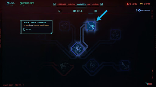 Launch Capacity Override perk. Projectile Launch System upgrade to the Jailbreak perk | Cyberpunk 2077