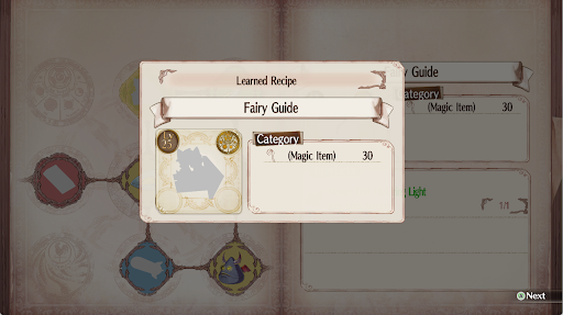 Fairy Guide will instantly take you home from any location | Atelier Sophie: The Alchemist of the Mysterious Book