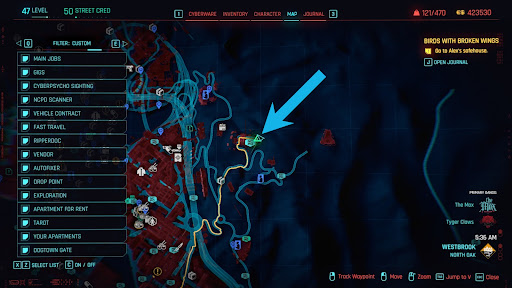 Location of the Minotaur | Cyberpunk 2077