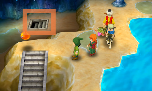 You’ll find the next floor following this path (1) | Dragon Quest VII