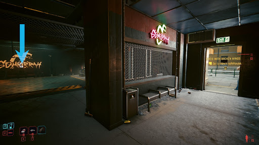 Merchant inside the shop | Cyberpunk 2077