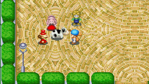 Mayor Thomas and the other villages enjoying the Cow Festival | Harvest Moon: Friends of Mineral Town