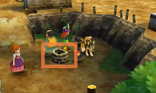 The second fragment is inside this well (1) | Dragon Quest VII