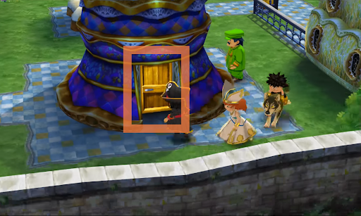 Pull this level and then touch the painting in Salvador’s basement (1) | Dragon Quest VII