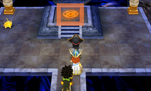 Step on the teleporters on the order listed above and you’ll get through this room in no time (2) | Dragon Quest VII