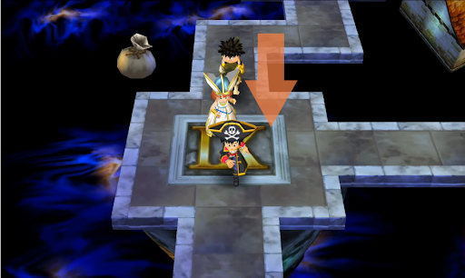 Walk around this room counterclockwise to get to the last area (2) | Dragon Quest VII