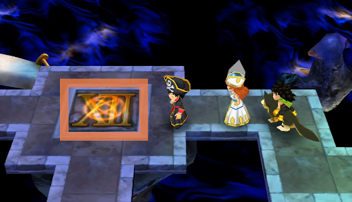 Walk around this room counterclockwise to get to the last area (5) | Dragon Quest VII