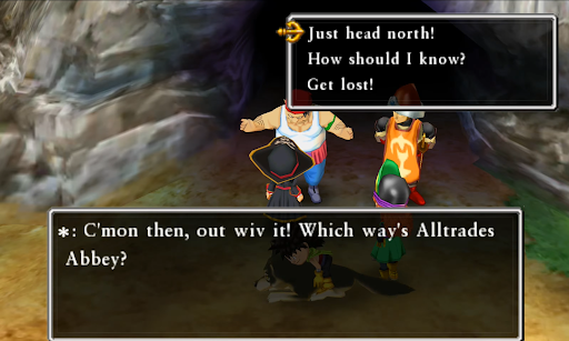 The third option is the right one | How to restore the second Yellow Pillar in Dragon Quest VII
