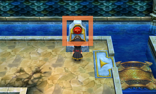 Skip the sixth button and follow the path clockwise to reach the last floor (1) | Dragon Quest VII