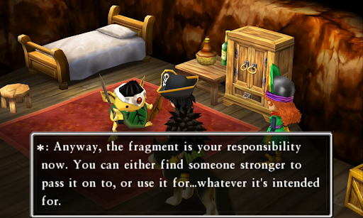 Pip will give you the last fragment if you defeat him | Dragon Quest VII