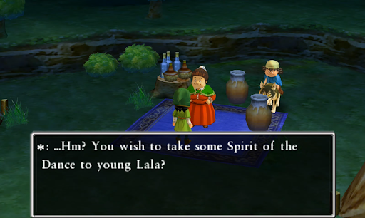 Get a potion from this lady and give it to Kiefer (1) | Dragon Quest VII