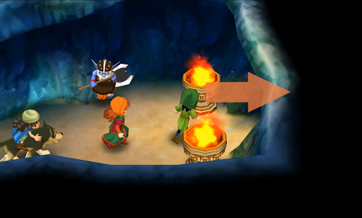 You’ll find the next floor following this path (4) | Dragon Quest VII