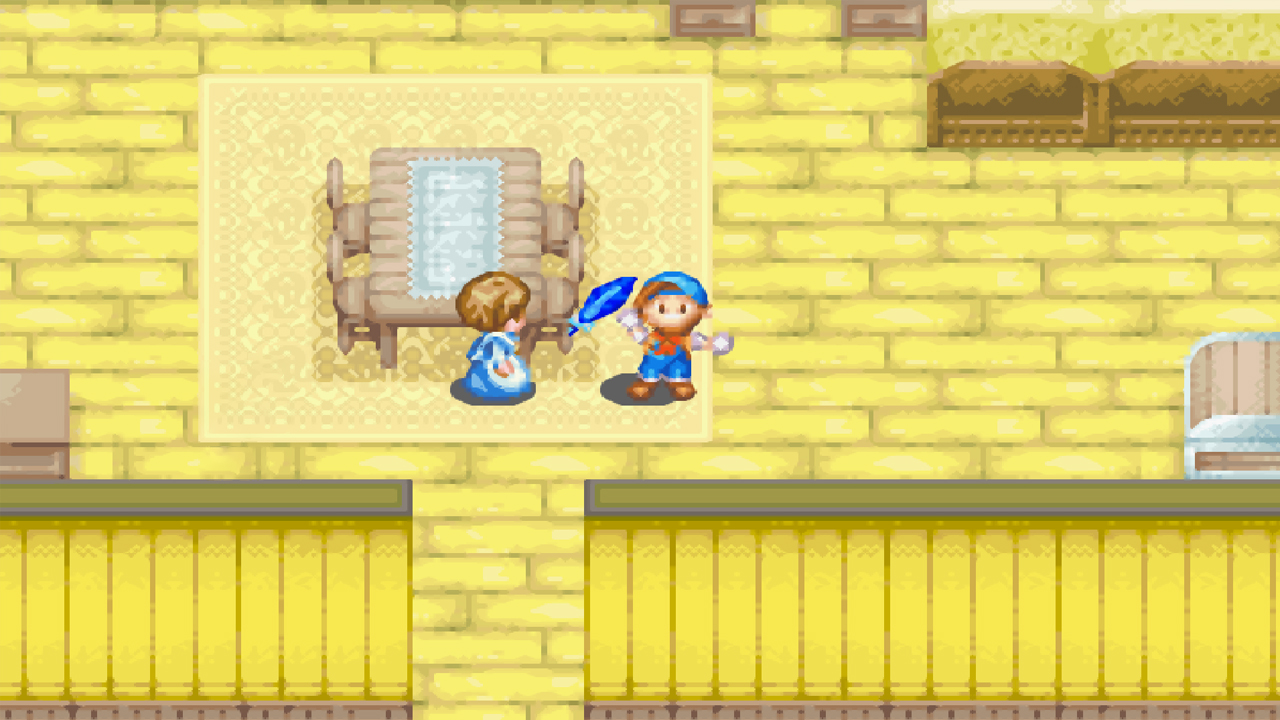 Proposing to a girl with the Blue Feather | Harvest Moon: Friends of Mineral Town