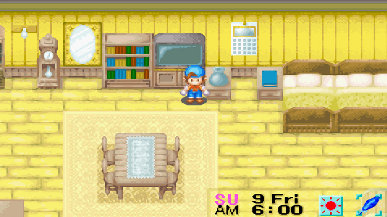 The second house expansion makes the house spacious | Harvest Moon: Friends of Mineral Town