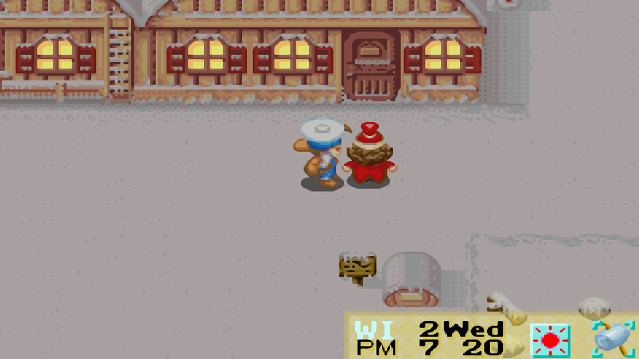 Mayor Thomas comes to collect the item he requested | Harvest Moon: Friends of Mineral Town