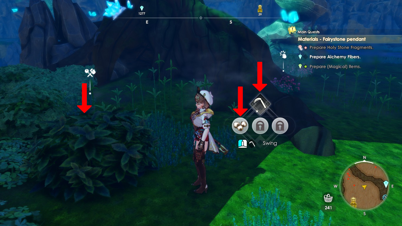 Collecting Cotton Grass at the Evileater Tree Shore | Atelier Ryza 3: Alchemist of the End & the Secret Key