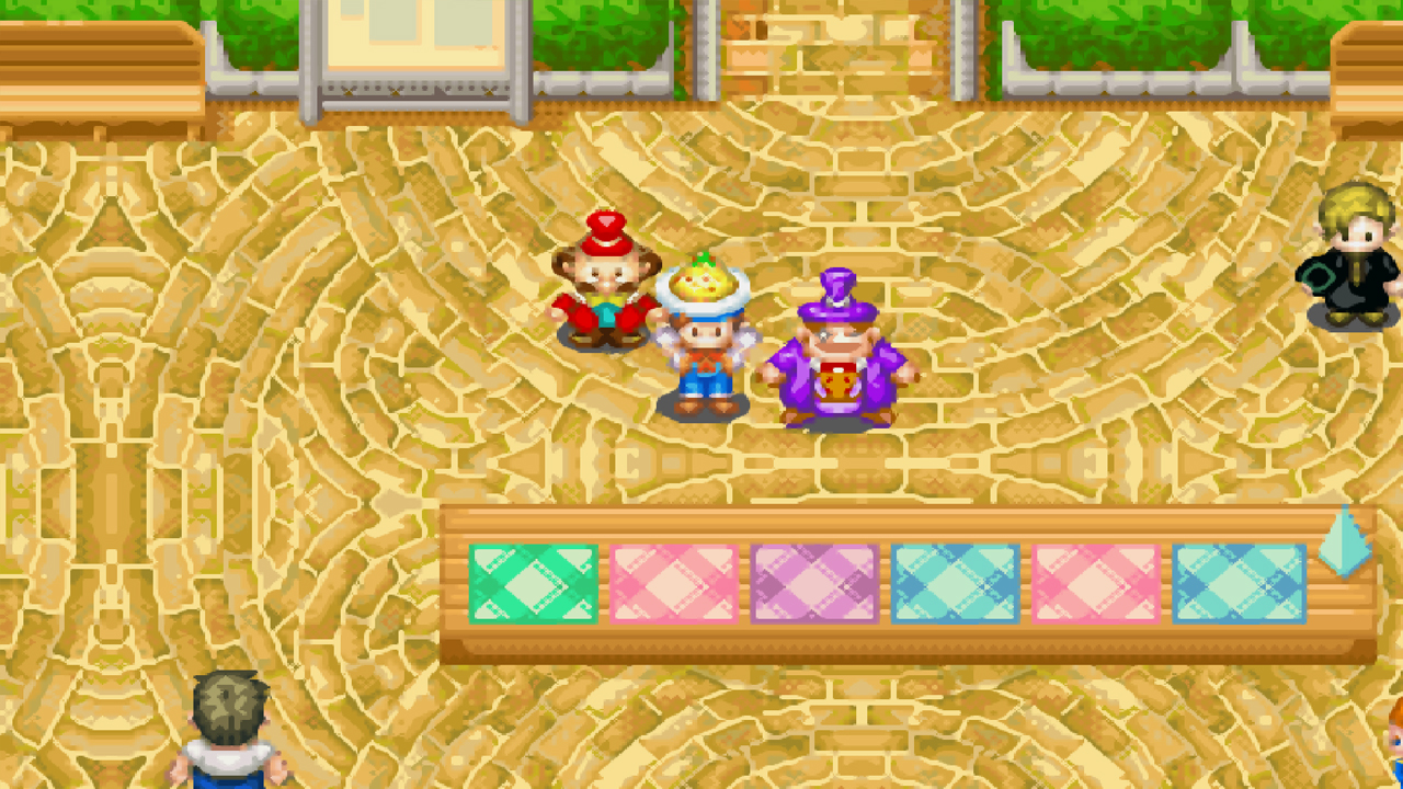 Give the cooked dish to Mayor Thomas to start the judging | Harvest Moon: Friends of Mineral Town
