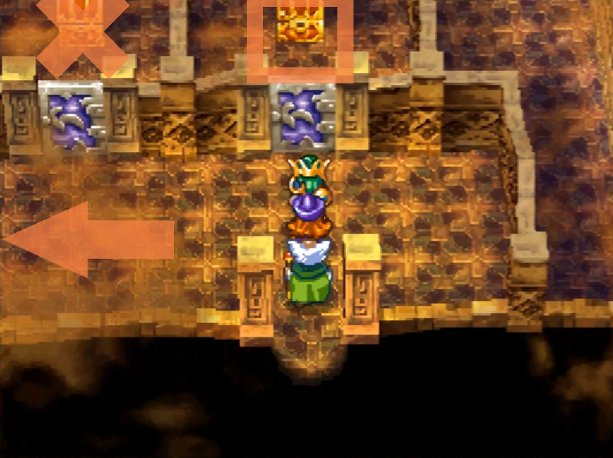 Avoid the mimic and grab the two chests (1) | Dragon Quest IV