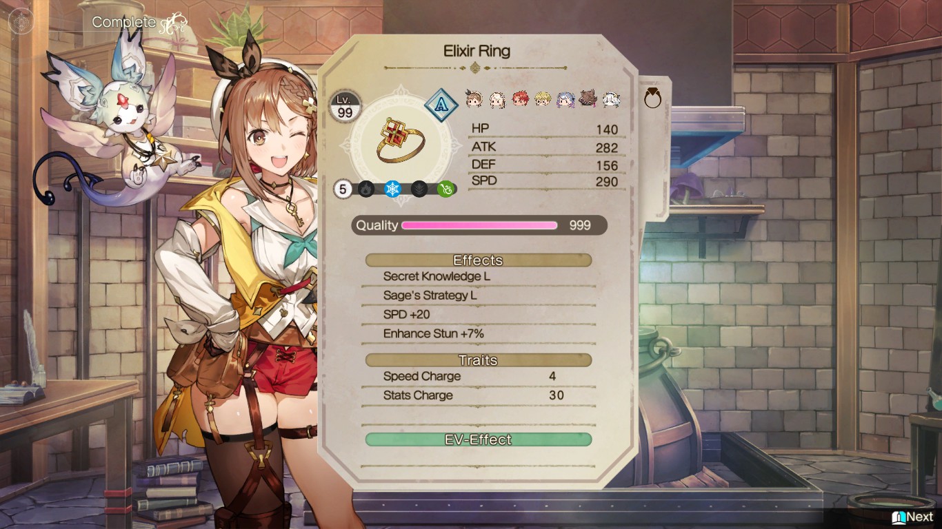 Rebuilding the Elixir Ring with all effects | Atelier Ryza 2: Lost Legends & the Secret Fairy